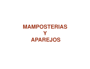 Mamposteria y Aparejos 2019