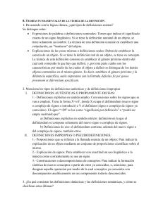8. TEORÍAS FUNDAMENTALES DE LA TEORÍA DE LA DEFINICIÓN