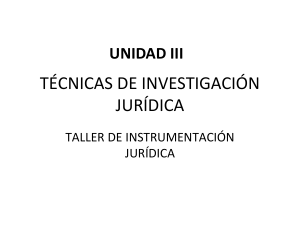 2 La investigacion Juridica
