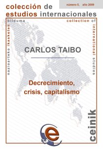 El decrecimiento - Carlos Taibo