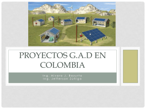 PROYECTOS GAD EN COLOMBIA
