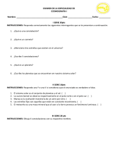 EXAMEN DE LA ESPECIALIDAD DE COSMOGRAFÍA