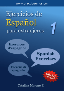 ejercicios de español para extranjeros