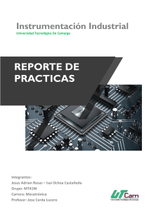 Reporte De Practicas Instrumentación Industrial PIC
