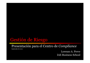 Compliance - IAE Business School, Lorenzo Prevee