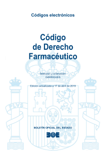 BOE-081 Codigo de Derecho Farmaceutico (España)