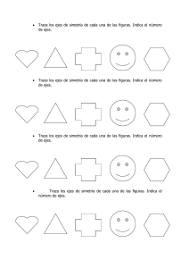 Ejes de Simetría: Ejercicios de Geometría