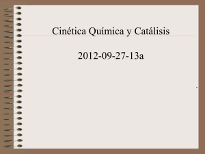 cinetica y catalisis LHHW