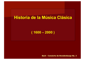 Historia de la Musica Clasica 1600-2000