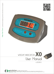 X0-Weight-Indicator-Manual Balanza pesaje