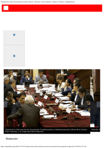 Fujimorismo archiva las denuncias contra Chávarry y Becerril  Fuerza Popular  C