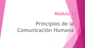 Principios de la Comunicacion Humana