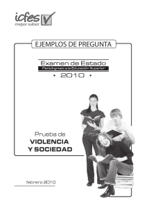 Violencia y Sociedad 2010 icfes