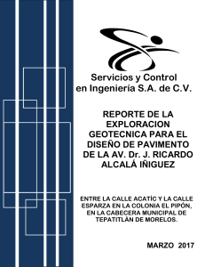 Estudio Geotecnico Av. Ricardo Alcala 