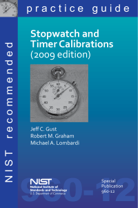 Guía práctica Calibraciones de Cronómetro y Temporizador