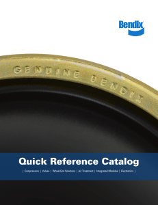 Bendix  Quick Reference Catalog