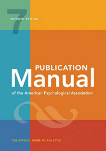 Pdf download Publication Manual of the American Psychological Association unlimited