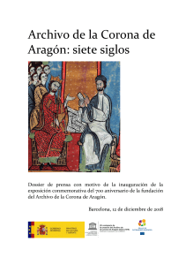 Archivo Corona Aragon expo 700 años Ministerio