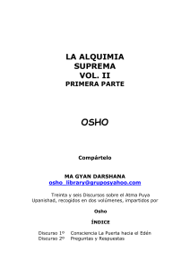 Osho - La Alquimia Suprema Vol 2