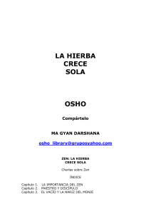 Osho - La Hierba Crece Sola (zen)