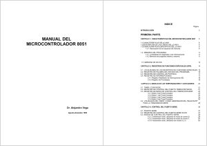Manual del microcontrolador 8051