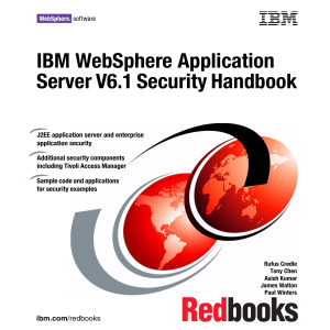IBM Websphere Application Server V6.1 Security Handbook