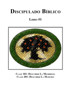 DISCIPULADO BIBLICO CLASE 101