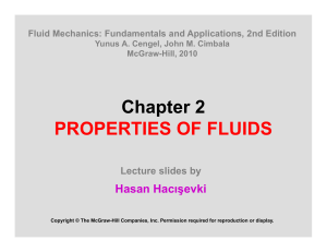 Capítulo 2 Propiedades de los fluidos