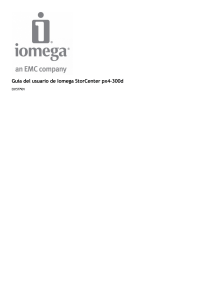 Guía del usuario de Iomega StorCenter px4-300d D31577901