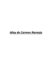 Idiay  Carmen Naranjo
