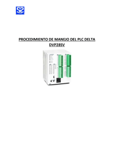PROCEDIMIENTO DE MANEJO DEL PLC DELTA DVP28SV