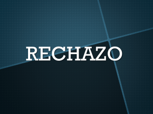 2.-Rechazo