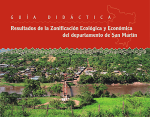 Resultados de Zonificacion Ecologica y Economica del departamento de San Martin