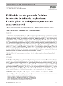 Antropometría facial
