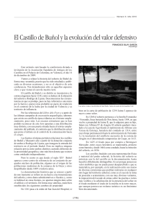 Castillo de Buñol y la evolución del valor defensivo