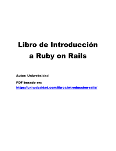 Libro de Introducción a Ruby on Rails