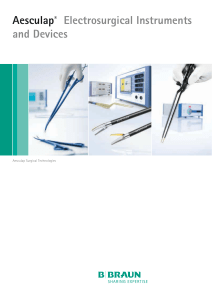C30481 Aesculap® Electrosurgical Instruments laparoscopia