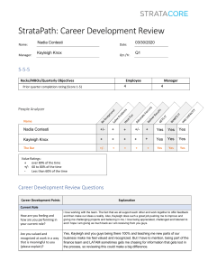 Career Development Review