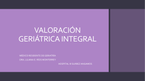 Valoracion GERIATRICA INTEGRAL