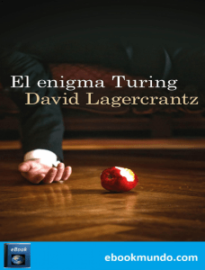 El enigma Turing - David Lagercrantz-