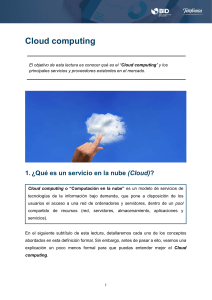 Lectura Cloud Computing