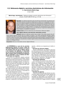 Merlo Vega, J. A. (2009) Referencia digital y servicios electrónicos de información