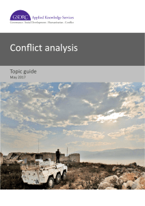 Conflict analysis