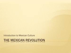 6. THE MEXICAN REVOLUTION