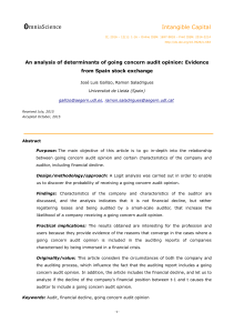 An-analysis-of-determinants-of-going-concern-audit-opinion-Evidence-from-Spain-stock-exchange2016Intangible-CapitalOpen-Access