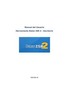 Manual del Usuario RetenISR 2  Escritorio Versión 4