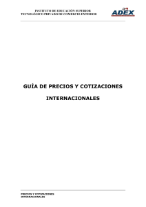 Guia de Precios y Cotizaciones Internacionales 2019-II