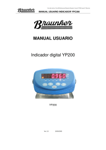 Manual de usuario YP200