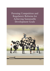 Pursuing Competition and Regulatory Reforms for achieving SDGs