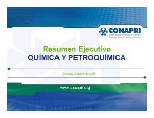 resumen-ejecutivo-quimica-y-petroquimica-caracas-octubre-de-indice-introduccion-panorama-economico-mundial-panorama-economico-en-venezuela-perfiles-de-negocios-de-conapri-resumen-1